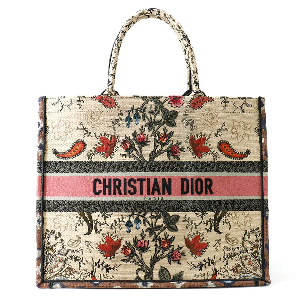 Christian Dior Trotter Canvas Tote Bag